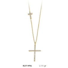 14 Ayar Altın Haç Kolye KLY1496
