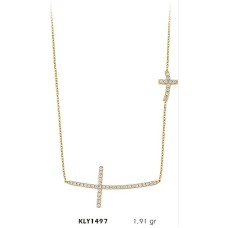 14 Ayar Altın Haç Kolye KLY1497