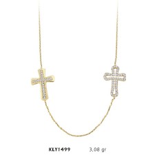 14 Ayar Altın Haç Kolye KLY1499
