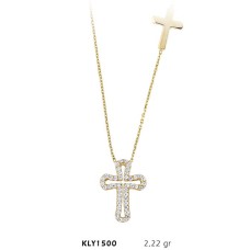 14 Ayar Altın Haç Kolye KLY1500