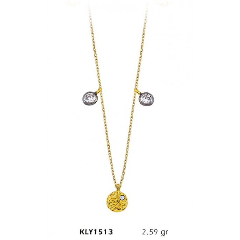 14 Ayar Altın Şans Kolye KLY1513