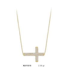 14 Ayar Altın Haç Kolye KLY1515