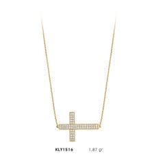 14 Ayar Altın Haç Kolye KLY1516