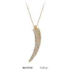 14 Ayar Altın Fildişi Kolye KLY1572