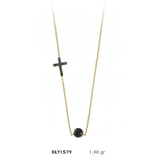 14 Ayar Altın Haç Kolye KLY1579