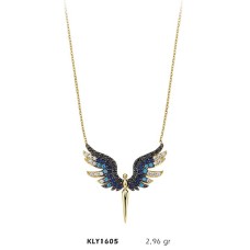 14 Ayar Altın Renkli Kılıç Kolye KLY1605