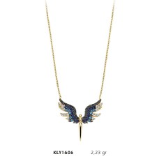 14 Ayar Altın Renkli Kılıç Kolye KLY1606