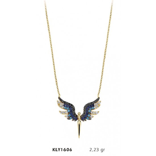 14 Ayar Altın Renkli Kılıç Kolye KLY1606