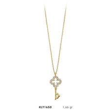 14 Ayar Altın Anahtar Kolye KLY1650
