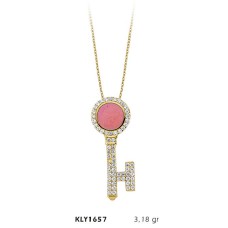 14 Ayar Altın Anahtar Kolye KLY1657
