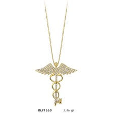 14 Ayar Altın Kılıç Kolye KLY1660