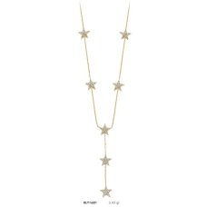 14 Ayar Altın Sallan Yıldız Kolye KLY1681