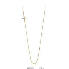14 Ayar Altın Haç Kolye KLY1686