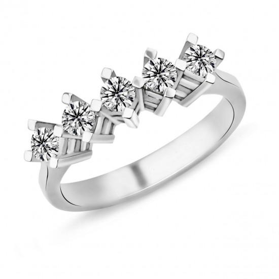 0.55 Karat G Renk Beştaş Pırlanta Yüzük PB517