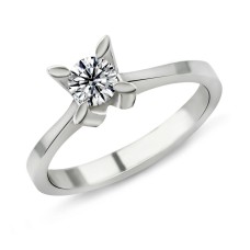 0.40 Karat D Renk HRD Sertifikalı Pırlanta Tektaş Yüzük PR288