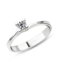 0.27 Karat F Renk Pırlanta Tektaş Yüzük PR325