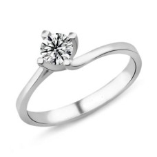 0.44 Karat E Renk HRD Sertifikalı Pırlanta Tektaş Yüzük PR327