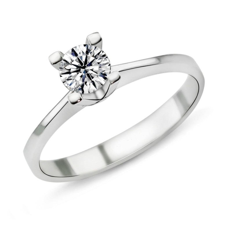 0.51 Karat E Renk HRD Sertifikalı Pırlanta Tektaş Yüzük PR410 0.51 Karat E Renk HRD Sertifikalı Pırlanta Tektaş Yüzük PR410