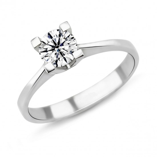 0.70 Karat E Renk HRD Sertifikalı Pırlanta Tektaş Yüzük PR416