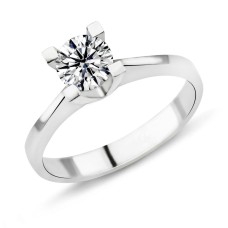 0.80 Karat D Renk HRD Sertifikalı Pırlanta Tektaş Yüzük PR429