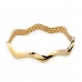 14 Ayar Altın Dalga Model Kelepçe Bileklik HSM10017