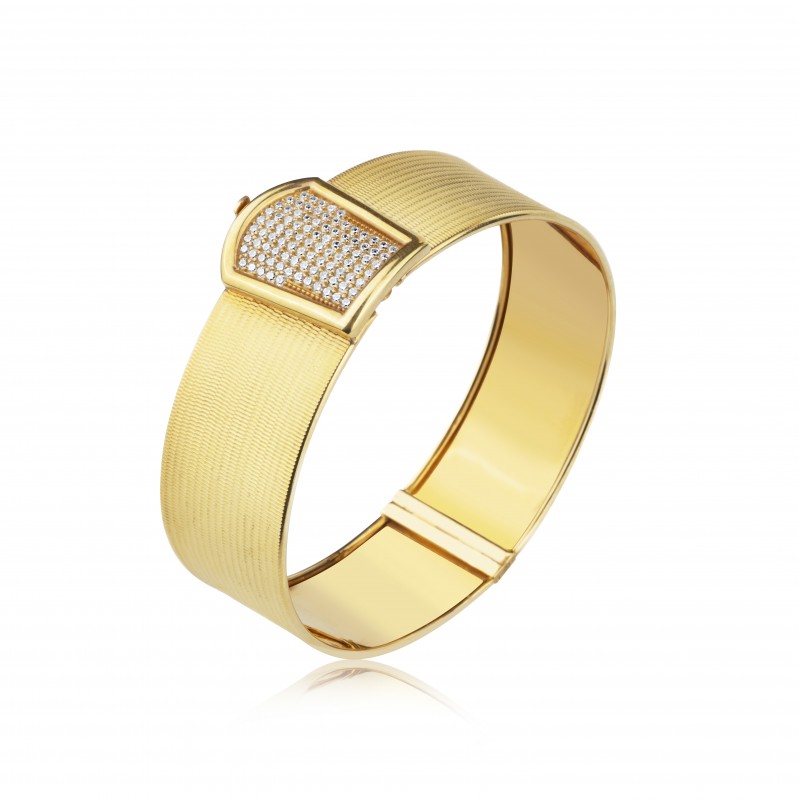 14 Ayar Trabzon Model Kelepçe Bileklik HSM10040 14 Ayar Trabzon Model Kelepçe Bileklik HSM10040