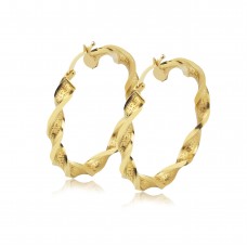 Burgu Halka Altın Küpe HSM10048