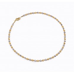 14 Ayar Altın Üç Renk Dorika Kolye HSM10060