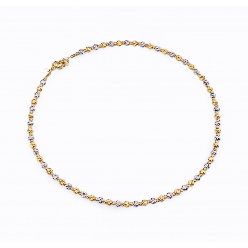 14 Ayar Altın Üç Renk Dorika Kolye HSM10060 14 Ayar Altın Üç Renk Dorika Kolye HSM10060