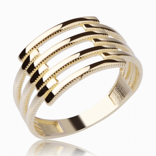 14 Ayar Kaburga Model Yüzük HSM10062 14 Ayar Kaburga Model Yüzük HSM10062