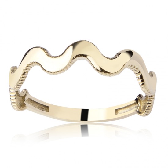 14 Ayar Zikzak Model Yüzük HSM10063