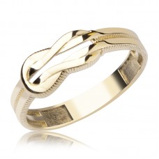 14 Ayar Altın Düğüm Yüzük HSM10070