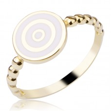 14 Ayar Altın Halka Model Yüzük HSM10074