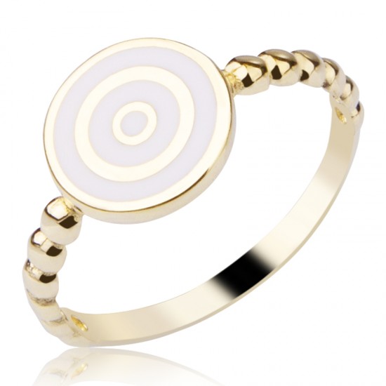 14 Ayar Altın Halka Model Yüzük HSM10074