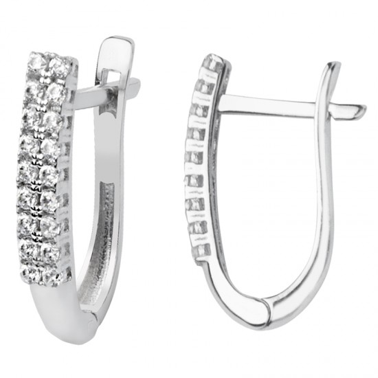 14 Ayar Altın Oval Küpe HSM10083 14 Ayar Altın Oval Küpe HSM10083