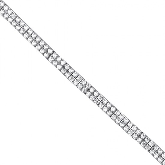 14 Ayar Altın İki Sıra Su Yolu Bileklik HSM10090