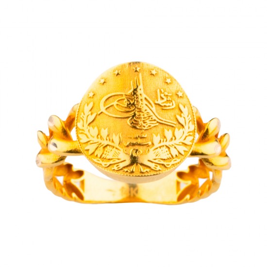 14 Ayar Altın Reşat Yüzük HSM10098