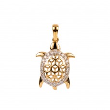 14 Ayar Kaplumbağa Kolye Ucu HSM10104