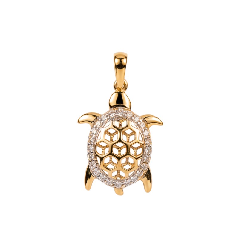 14 Ayar Kaplumbağa Kolye Ucu HSM10104 14 Ayar Kaplumbağa Kolye Ucu HSM10104