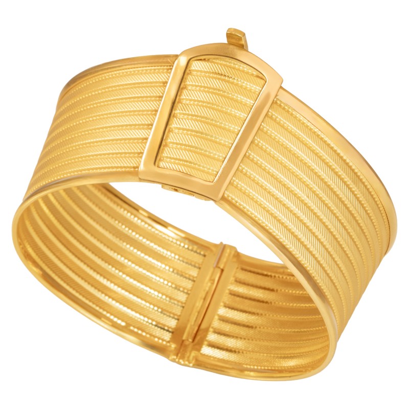 14 Ayar Trabzon Model Kelepçe Bileklik HSM10121