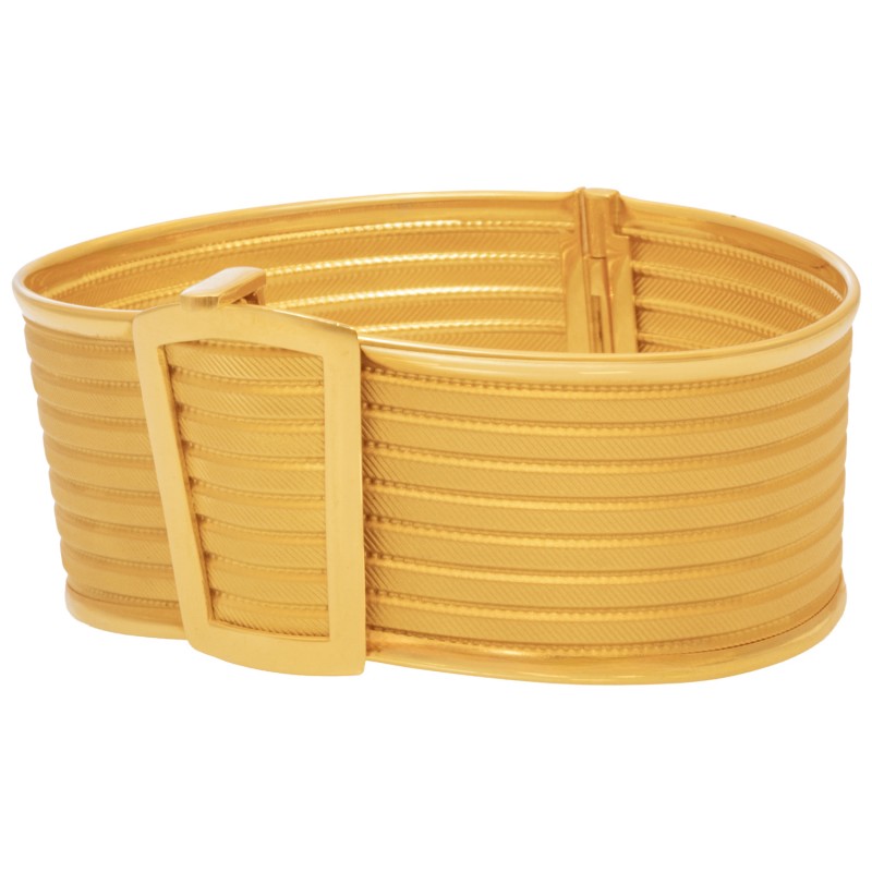 14 Ayar Trabzon Model Kelepçe Bileklik HSM10121