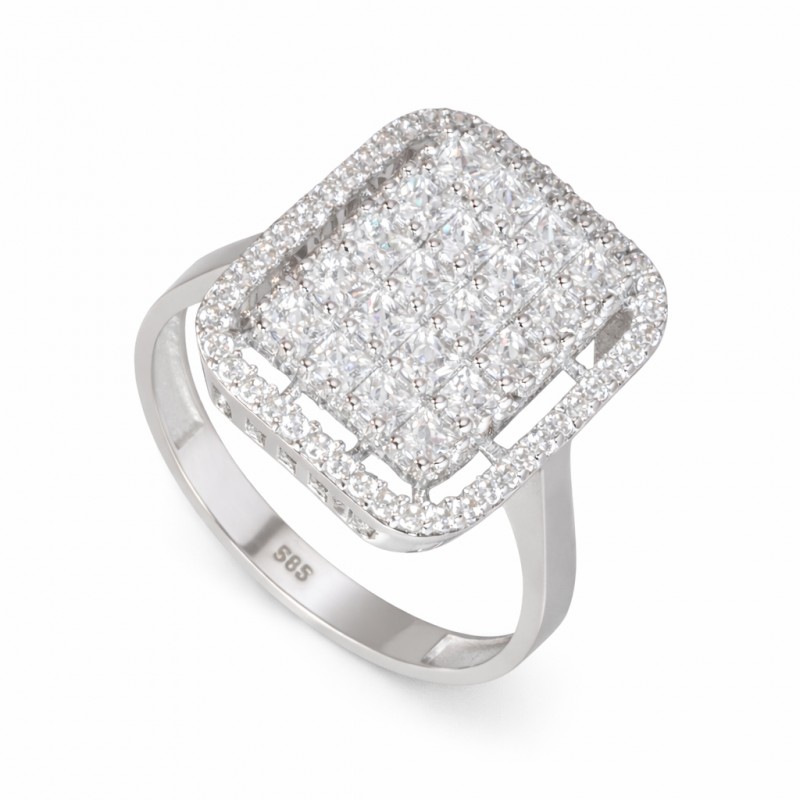 14 Ayar Altın Baget Yüzük HSM10127