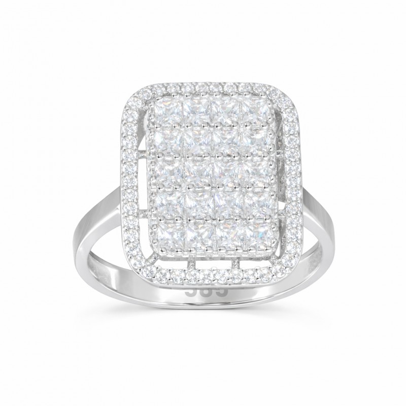 14 Ayar Altın Baget Yüzük HSM10127