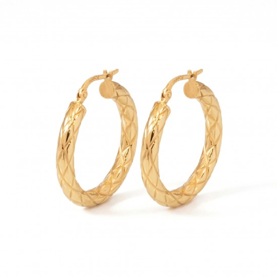 14 Ayar Altın Halka Küpe HSM10129 14 Ayar Altın Halka Küpe HSM10129