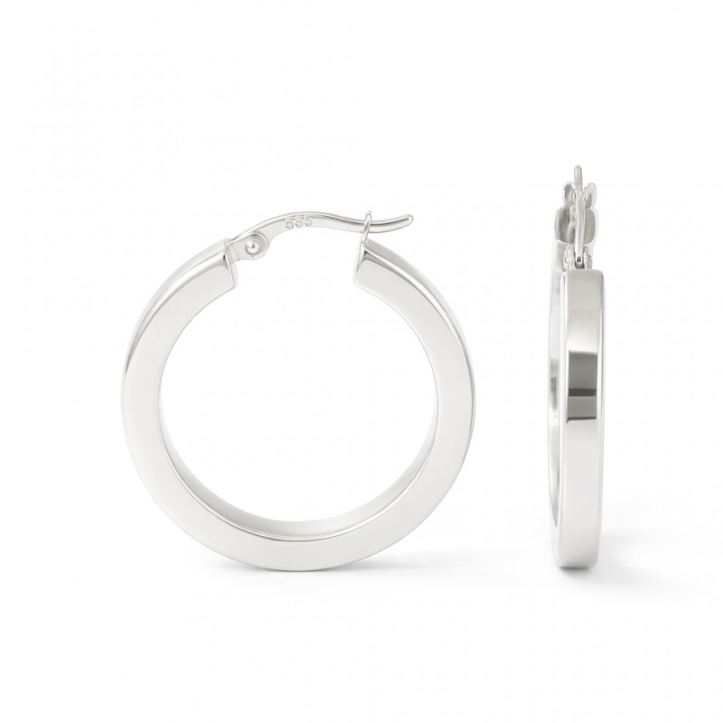 14 Ayar Altın Halka Küpe HSM10130