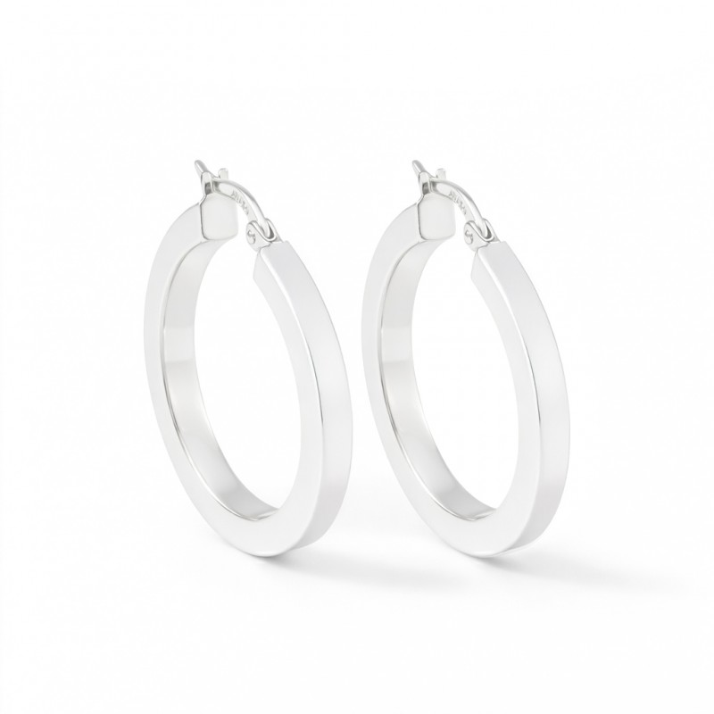 14 Ayar Altın Halka Küpe HSM10130