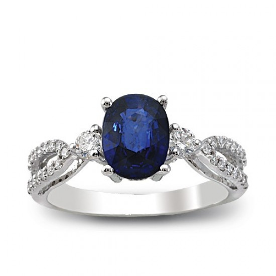 1.83 Ct Pırlanta Safir Yüzük RTY12 1.83 Ct Pırlanta Safir Yüzük RTY12