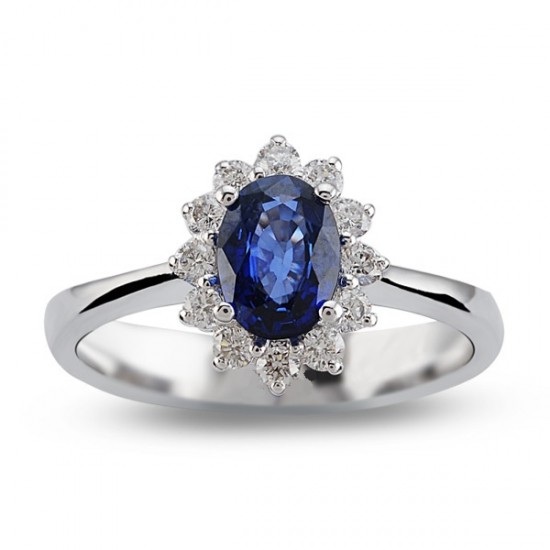 1.25 Ct Pırlanta Safir Yüzük RTY18 1.25 Ct Pırlanta Safir Yüzük RTY18