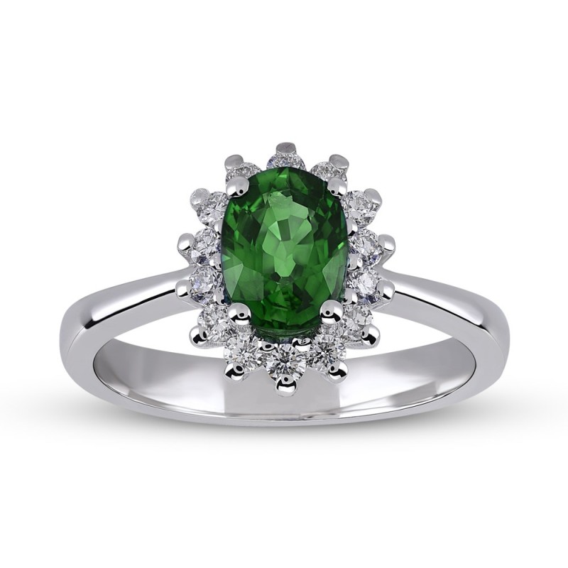 0.96 Ct Pırlanta Zümrüt Yüzük RTY28 0.96 Ct Pırlanta Zümrüt Yüzük RTY28