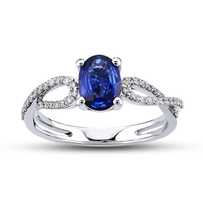 1.10 Ct Pırlanta Safir Yüzük RTY36 1.10 Ct Pırlanta Safir Yüzük RTY36